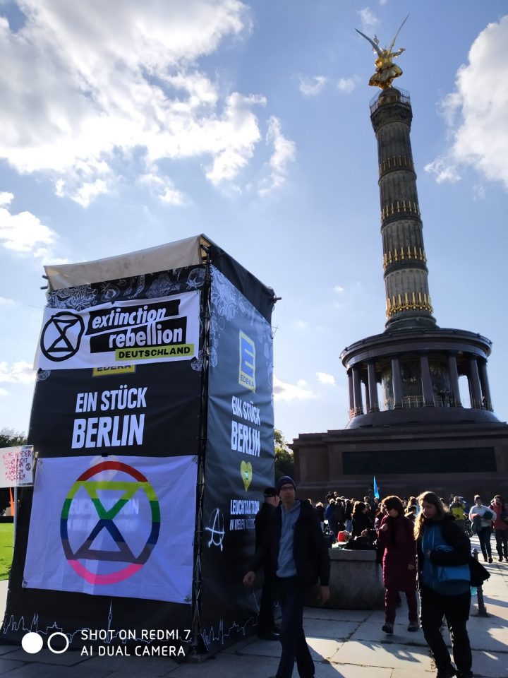 Extinction Rebellion in Berlin - Gewaltfreiheit an erster Stelle