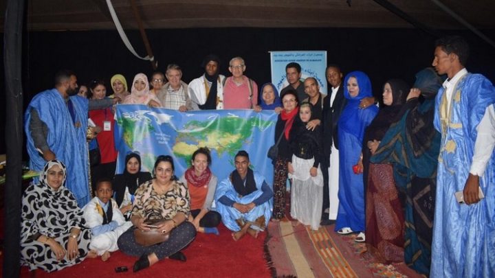 La Marche Mondiale arrive à Tan-Tan, Maroc