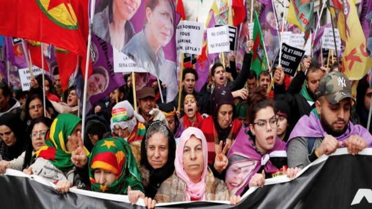 Corteo in solidarietà al Kurdistan