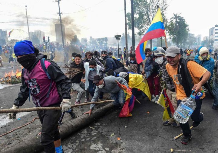 People’s protest in Ecuador