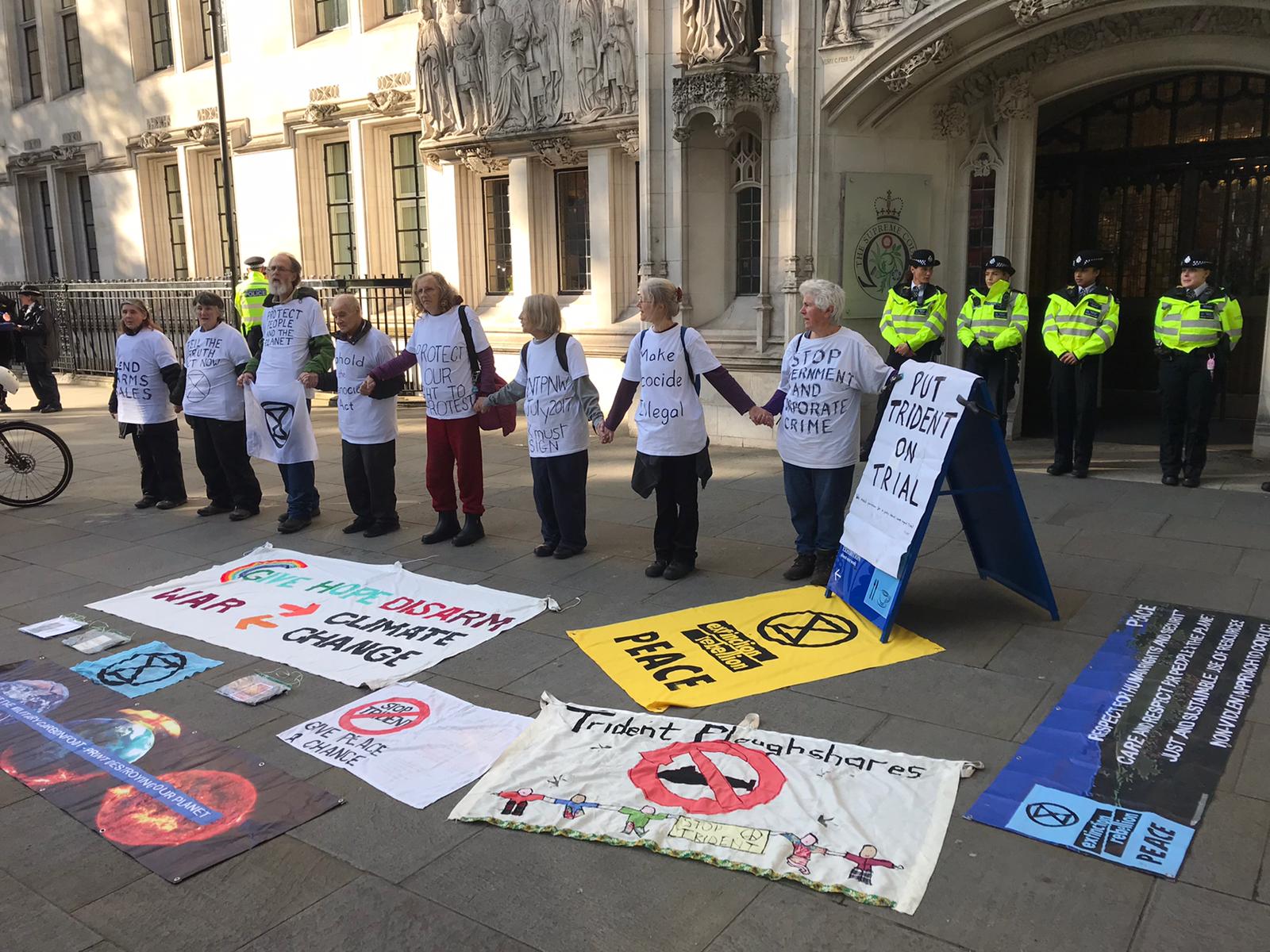 Extinction Rebellion targets arms industry: Disarm to Decarbonise