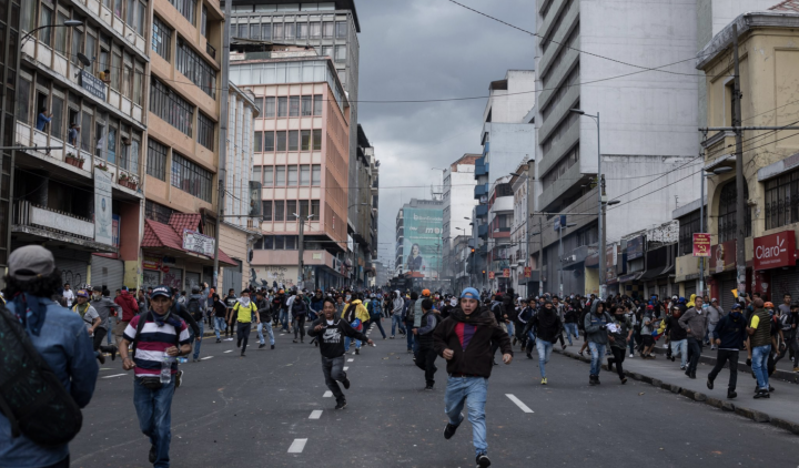 Lage in Ecuador eskaliert
