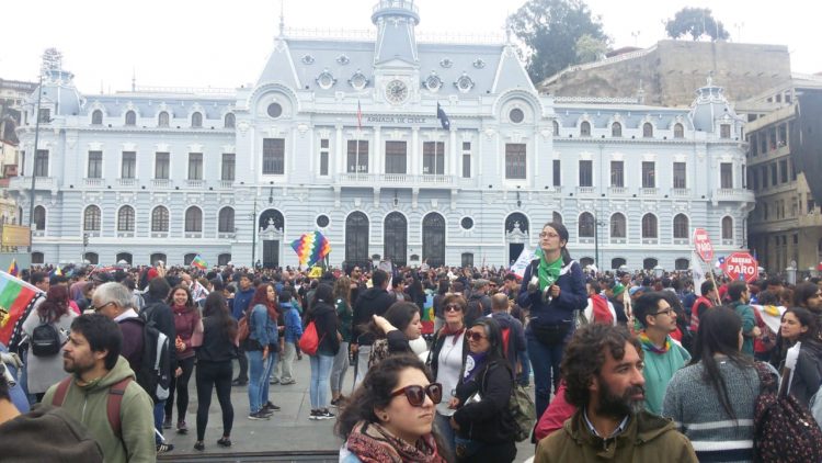 Grève générale au Chili. Valparaíso : Jusqu’à ce que la dignité devienne une coutume