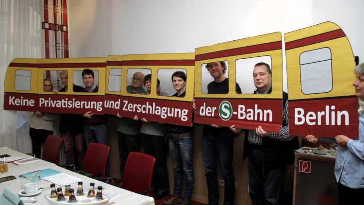 Keine Privatisierung und Zerschlagung der S-Bahn Berlin