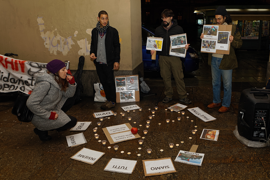 Flash mob Shab-Yalda a Torino