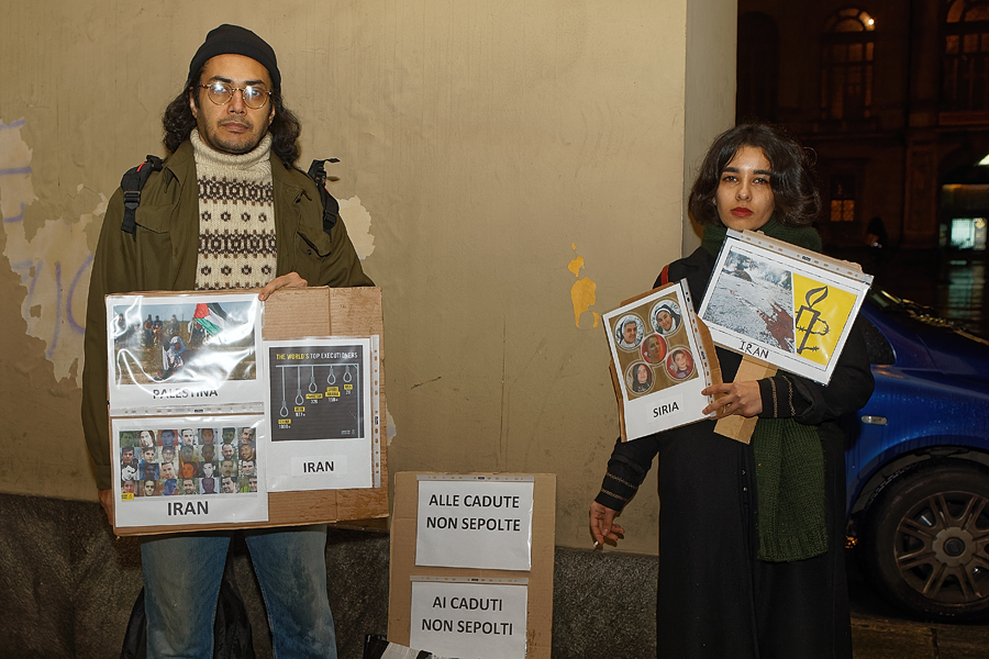 Flash mob Shab-Yalda a Torino