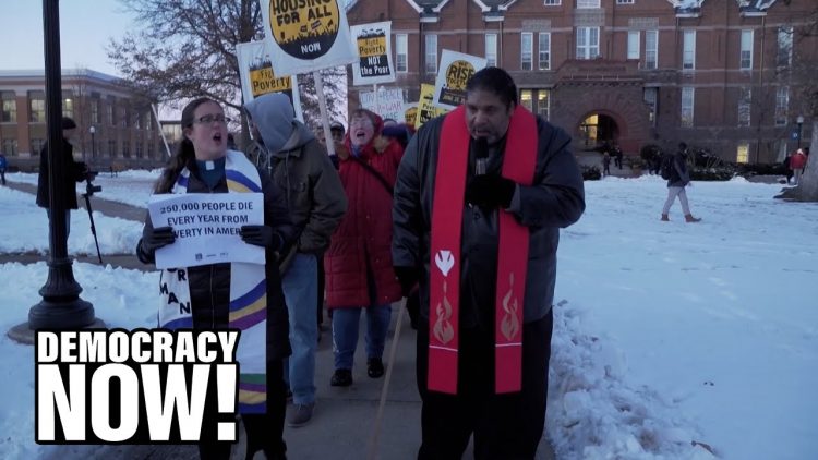 We Can’t Be Silent Anymore: Rev. Barber & Poor People’s Campaign Push Presidential Debate on Poverty