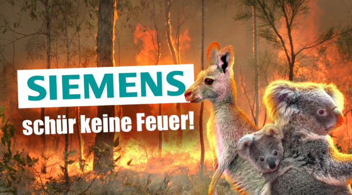 Streik am 10.01. und anschließende 24-Stunden-Mahnwache organisiert von Fridays For Future München gegen die Beteiligung von Siemens am Bau der Adani-Kohlemine in Australien