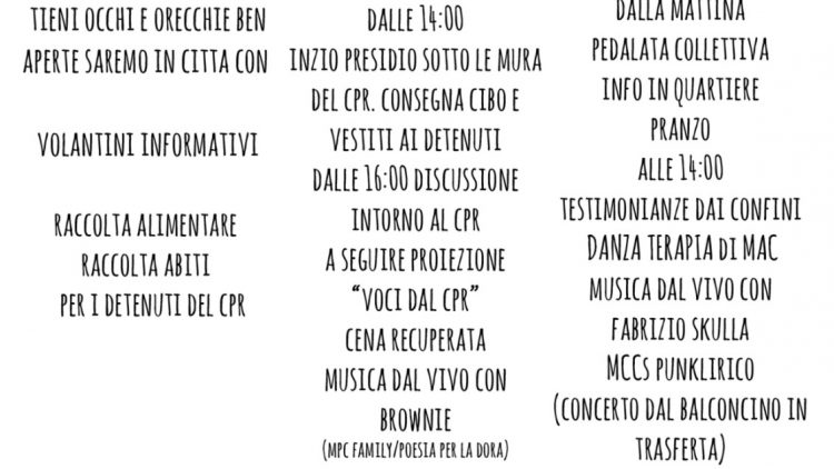 3 Giorni contro il CPR