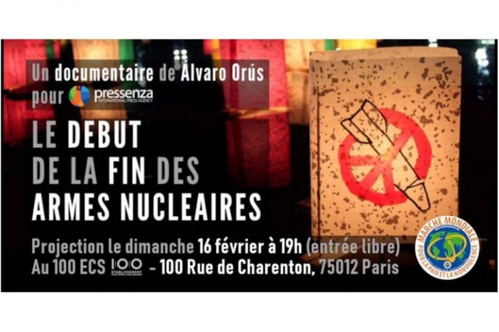 Présentation à Paris du documentaire ‘Le début de la fin des armes nucléaires’