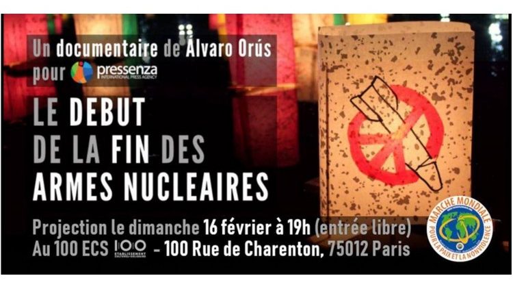 Présentation à Paris du documentaire ‘Le début de la fin des armes nucléaires’