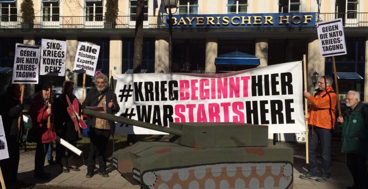 AntiSIKO 2020: Die Münchener SIKO ist ein Klassentreffen der NATO