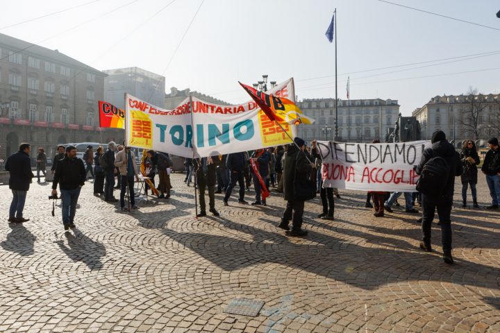 Sciopero dei lavoratori dell'accoglienza