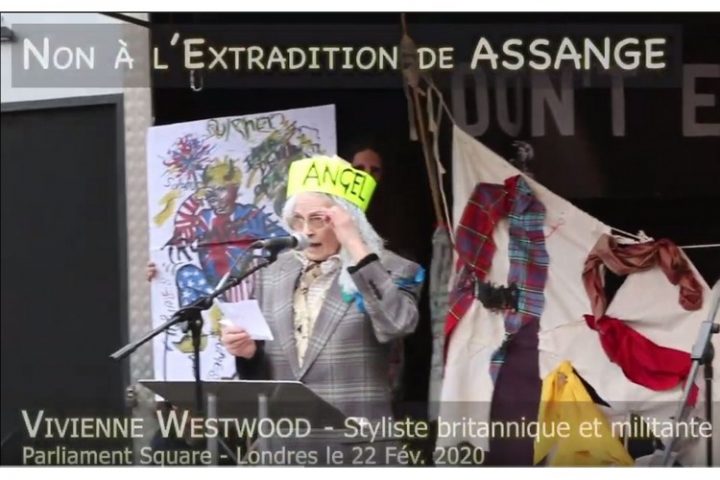 Don't Extradite Assange : le message de Vivienne Westwood