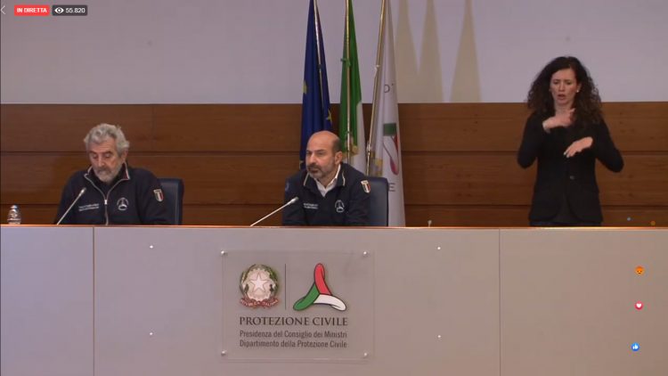 Conferenza Stampa Protezione Civile