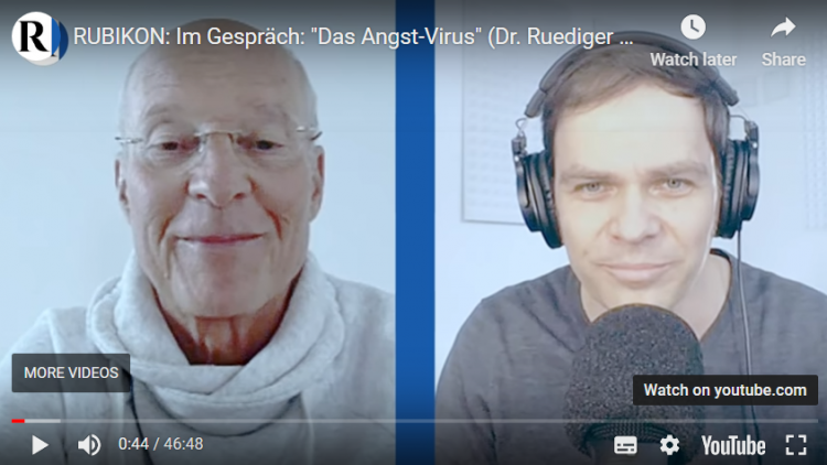 Dr. Rüdiger Dahlke klärt im Rubikon-Gespräch über den bestmöglichen Schutz vor dem Coronavirus auf.