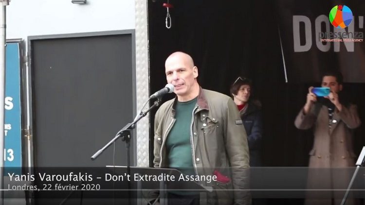 Don’t Extradite Assange : le message de Yanis Varoufakis