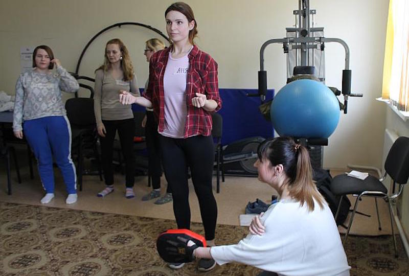 Belarusian women turn to self-defence in battle against domestic violence