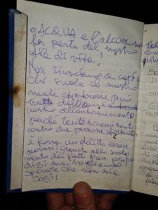 foto scattata da un volontario che assiste i senza fissa dimora