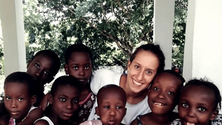 Silvia Romano in Kenya