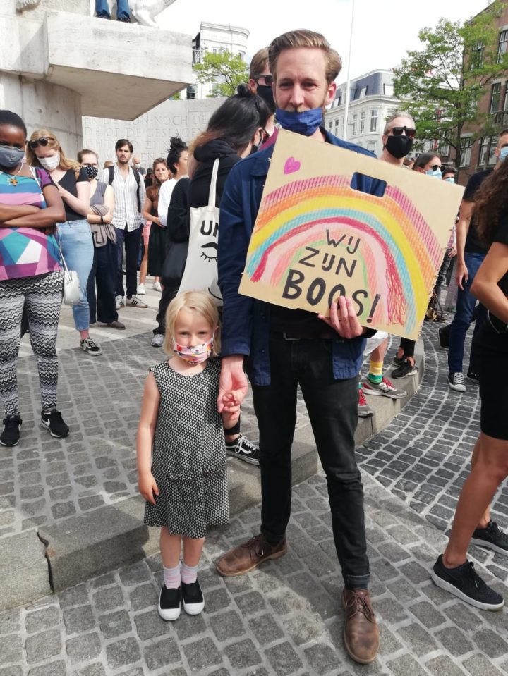 Les manifestations antiracistes se sont également étendues aux Pays-Bas