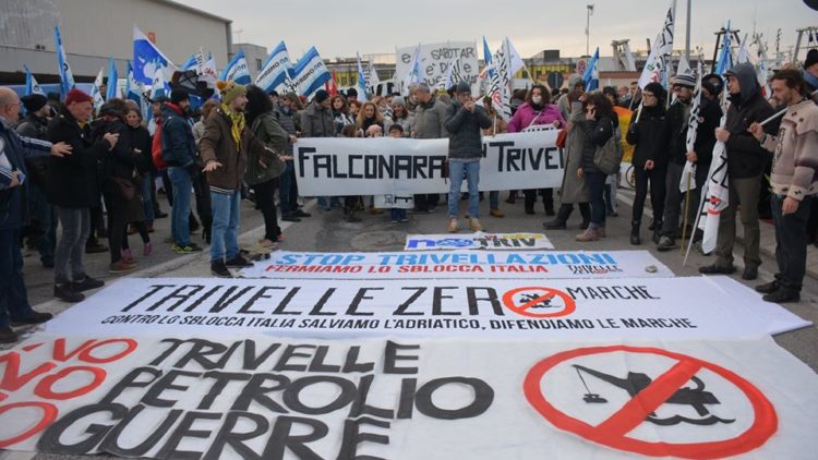 Manifestazione Trivelle Zero Marche