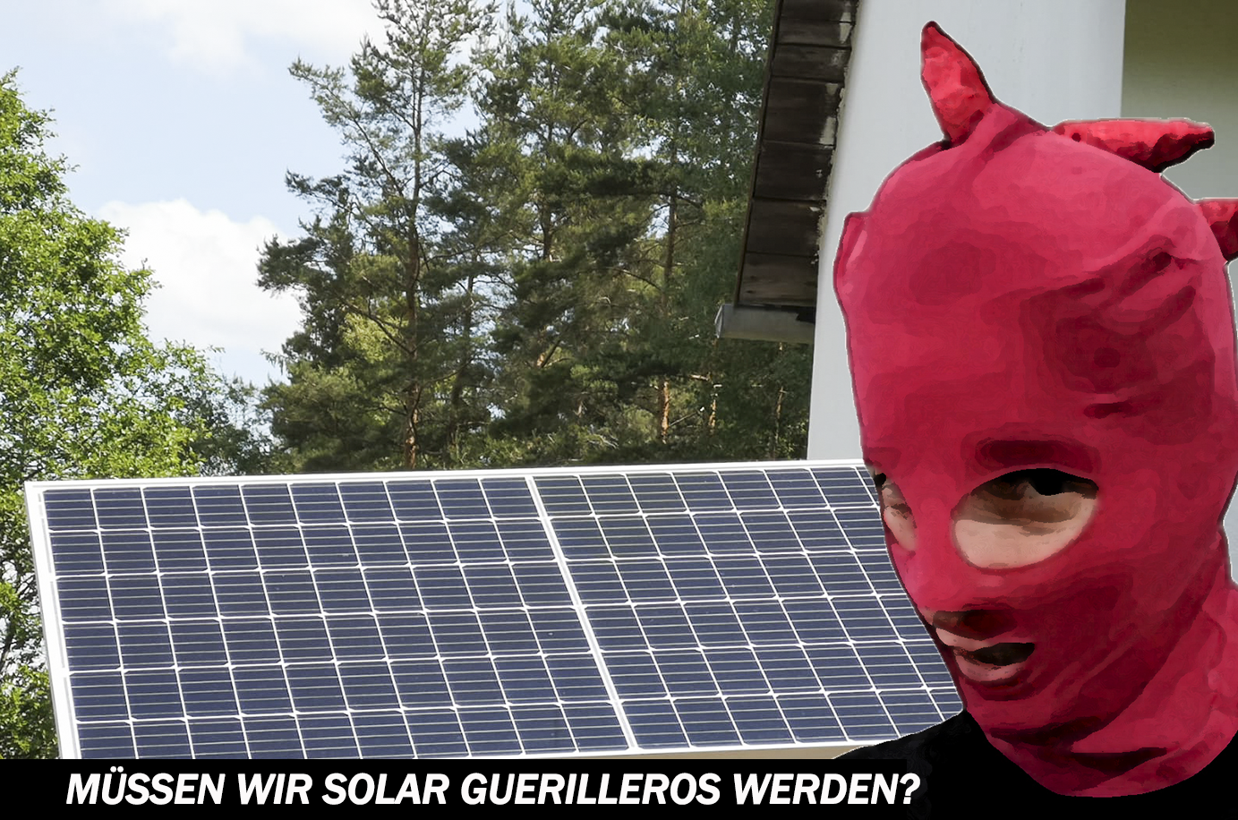 Braking Climate Change With a Mini Solar System: Do We Have to Become Solar Guerrillas?