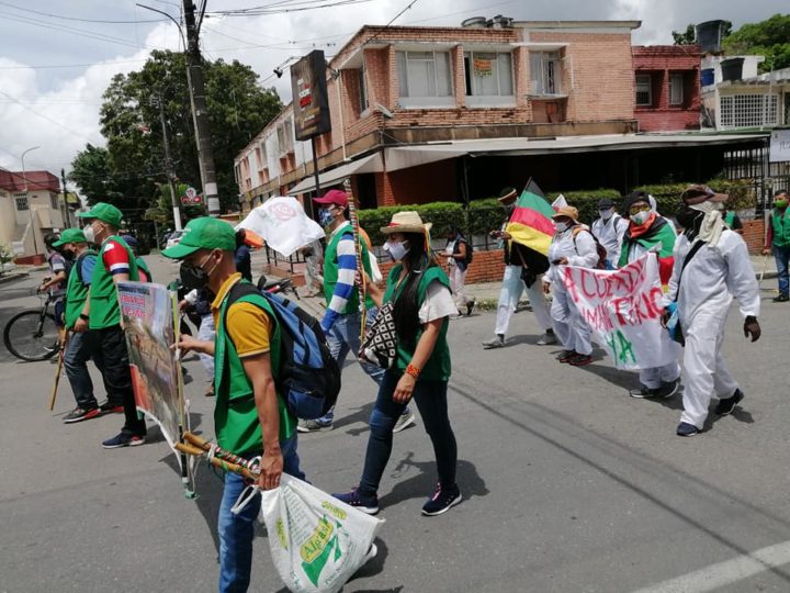 Avanza Marcha por la Dignidad en Colombia