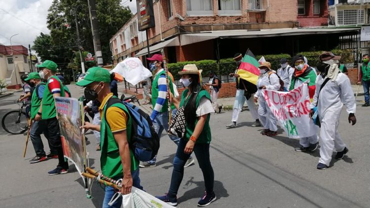 Avanza Marcha por la Dignidad en Colombia