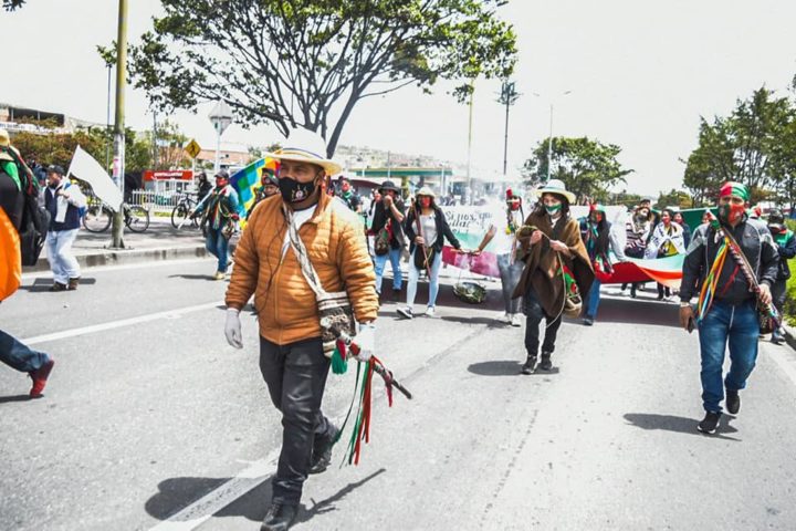 Marcha por la Dignidad llegó a Bogotá