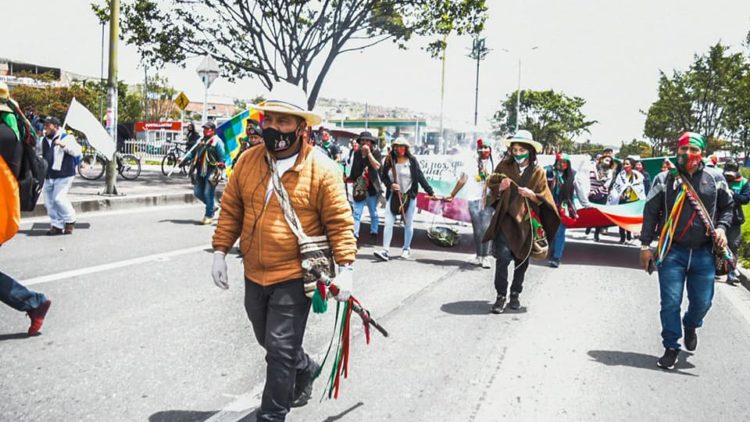 Marcha por la Dignidad llegó a Bogotá