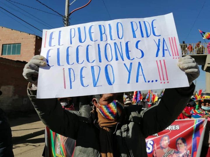 La Bolivie exige des élections par le biais d’une mobilisation de masse et d’une grève illimitée