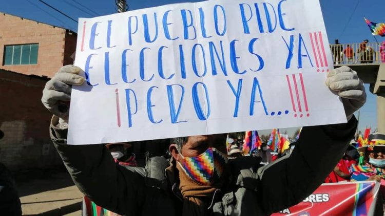 La Bolivie exige des élections par le biais d’une mobilisation de masse et d’une grève illimitée