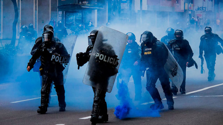 Esmad en Bogotá - Derehos solo para esta nota