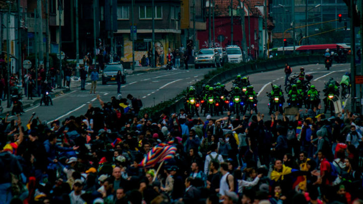 Protestas en Bogotá_Derechos solo para esta nota