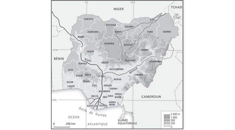  Così appariva la Federazione Nigeriana, dopo l'indipendenza (Fonte : https://www.pressenza.com/it/2020/10/sessantanni-fa-lindipendenza-di-un-gigante-africano-la-nigeria-parte-i/)