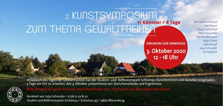 2. Kunstsymposium zum Thema Gewaltfreiheit