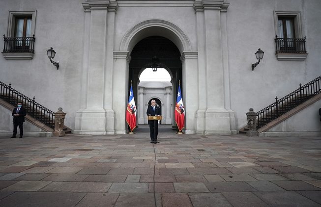 Piñera en La Moneda - presidencia.cl