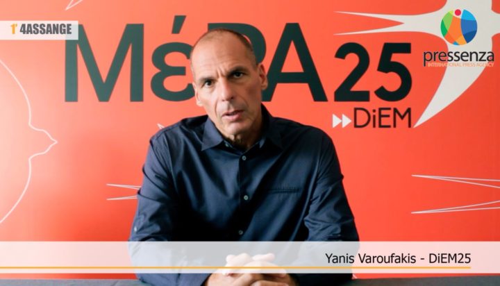 #FREEASSANGE : Témoignage vidéo de Yanis Varoufakis