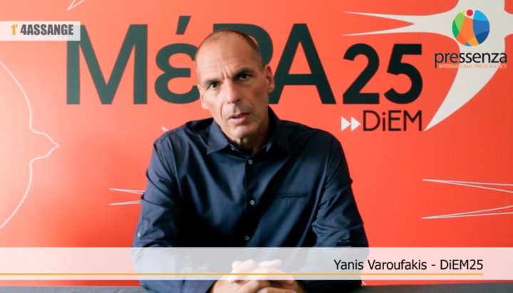 #FREEASSANGE : Témoignage vidéo de Yanis Varoufakis