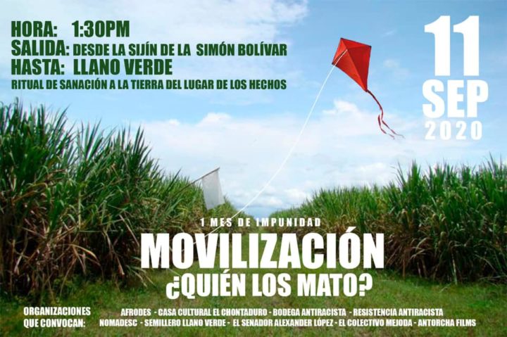 Movilización de sanación en Llano Verde