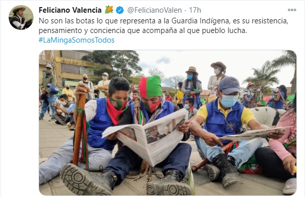 Minga indígena llega a Bogotá