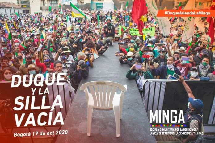 Minga emitió sentencia contra Iván Duque