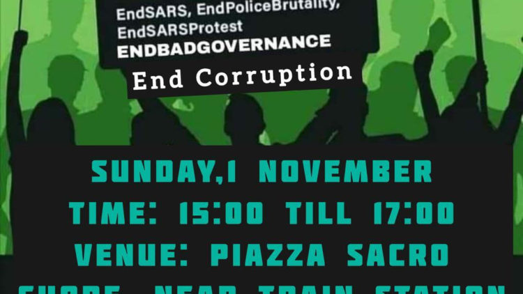 locandina della manifestazione Pescara comunità nigeriana in Abruzzo