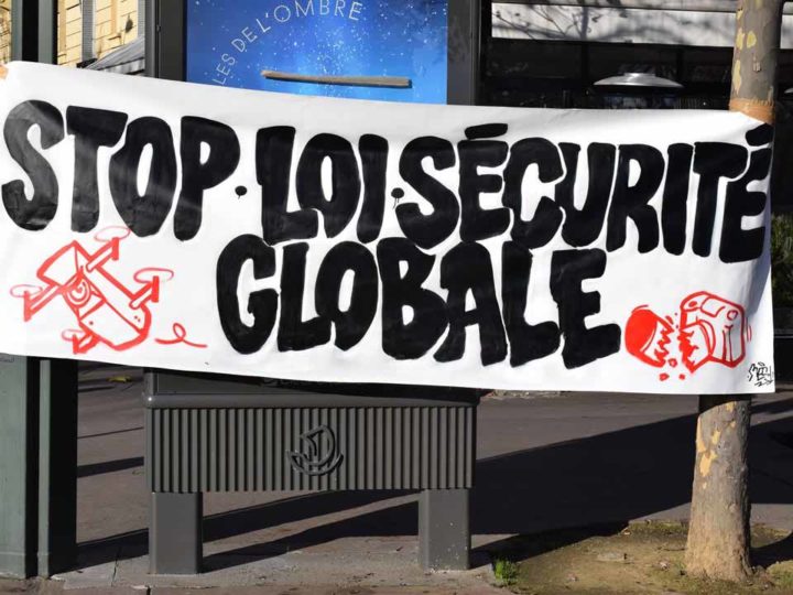 Manifestation contre la loi Sécurité globale