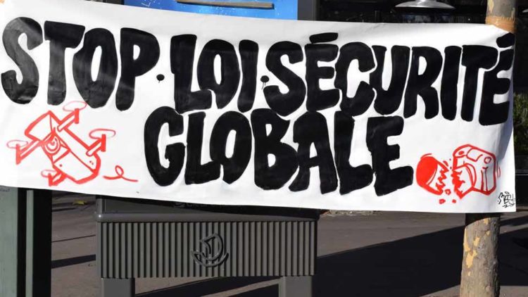 Manifestation contre la loi Sécurité globale