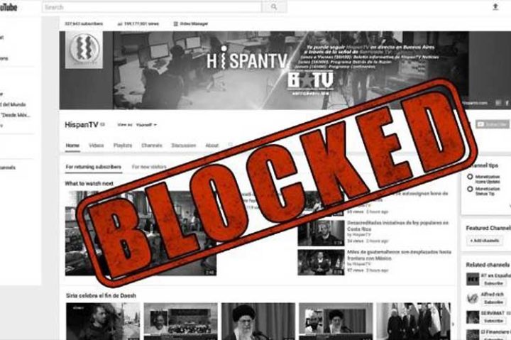 Google blockiert erneut den iranischen Sender HispanTV