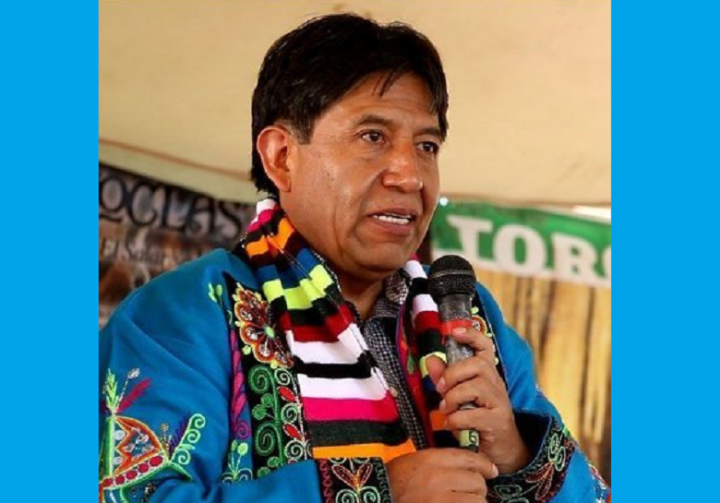 Vizepräsident David Choquehuanca zum Amtsantritt von Luis Arce