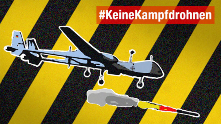 Nein zur Kampfdrohnenbeschaffung ist ein Erfolg der Friedensbewegung