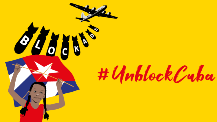 Free Assange goes Unblock Cuba